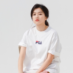 Fila Artist Graphics - Kim Jin-yeop - Naisten Poolopaita - Valkoinen | FI-59611